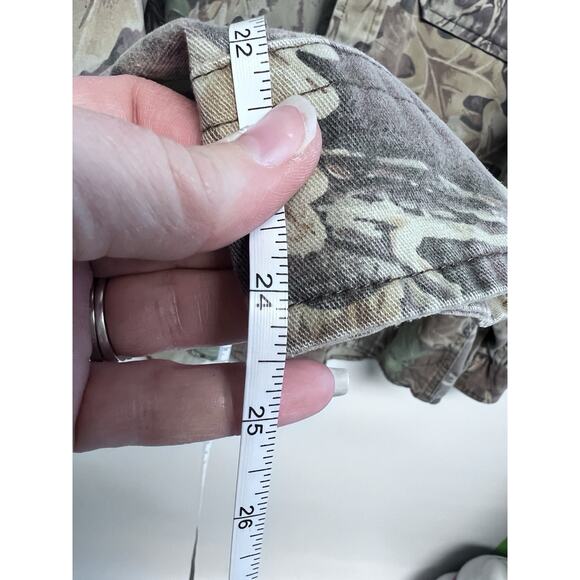 Vintage Woolrich Long Sleeve Camo Shirt Mens XL Camouflage Hunting Lightly Faded - Picture 11 of 12